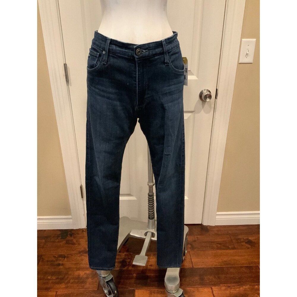 Adriano Goldschmied Dark Wash The Farrah Skinny High-Rise Skinny Blue Jean Sz 30
